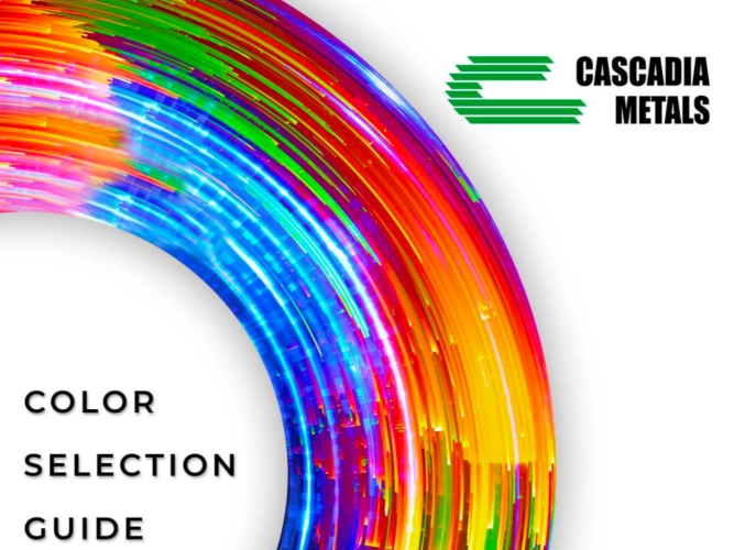 Cascadia Metals Colour Selection Guide